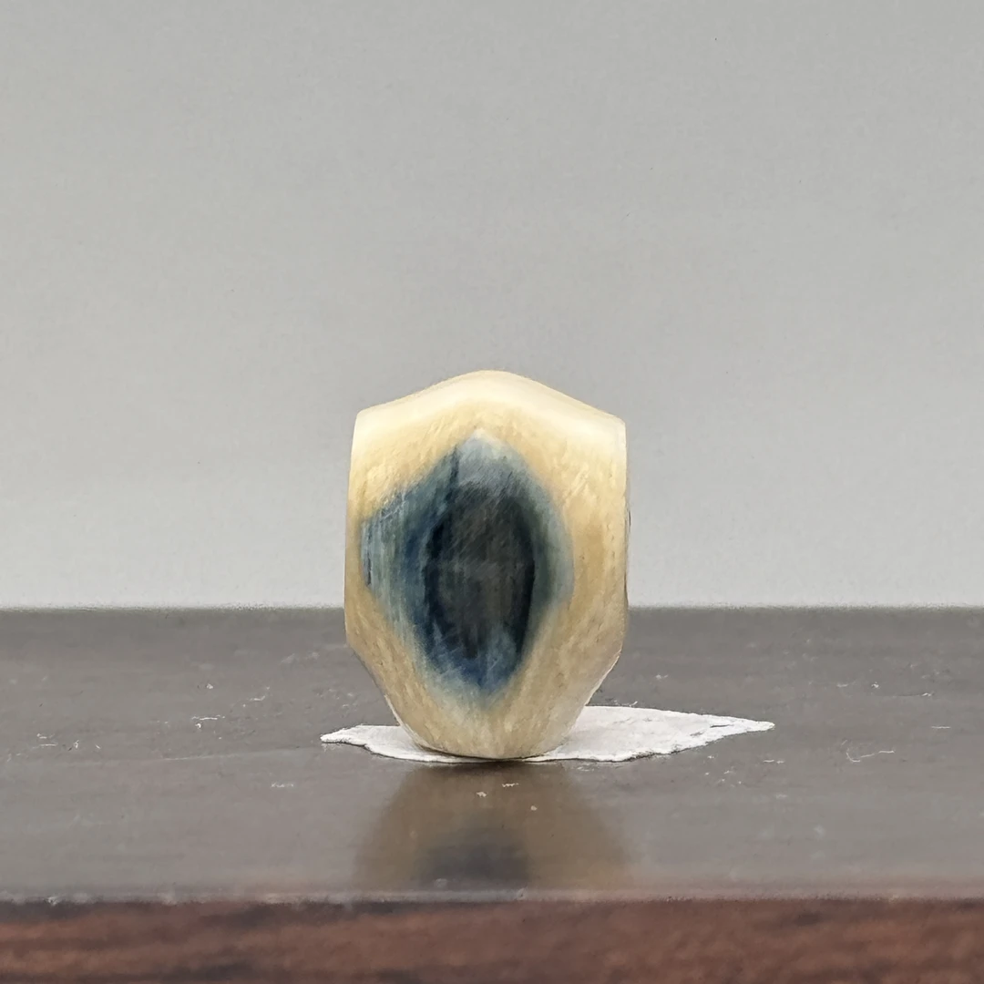 DEZHI/德志10*14mm1.6g蓝皮三通天然猛犸牙A408