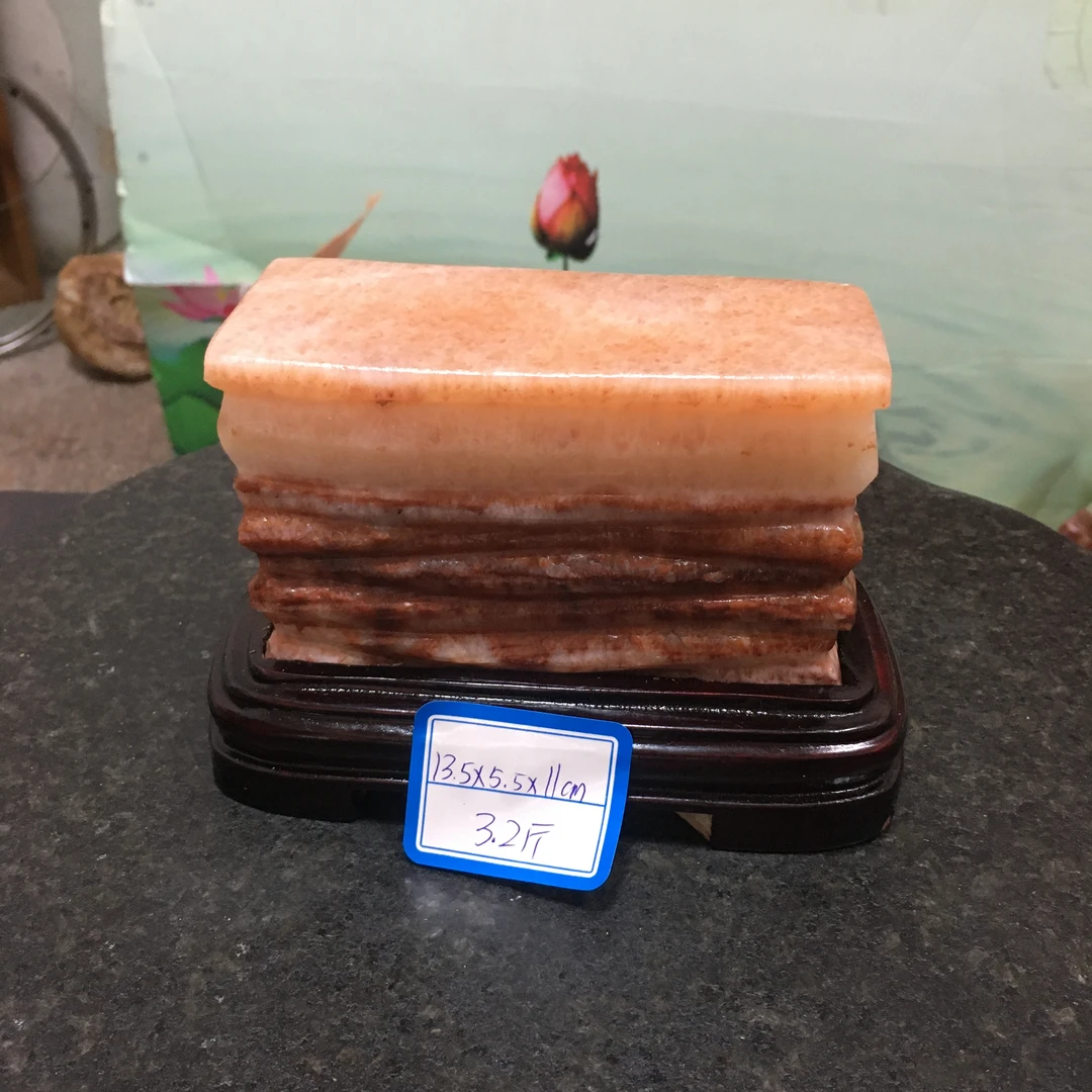 精美商用肉石摆件工艺品富贵肉石摆件装饰茶台中式桌面摆件雕刻k4