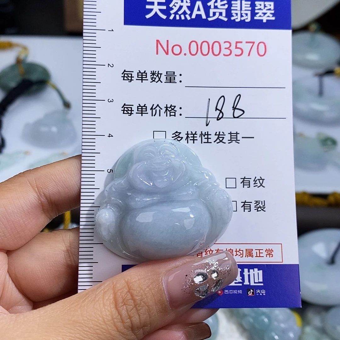 翡翠未镶嵌颈饰3570