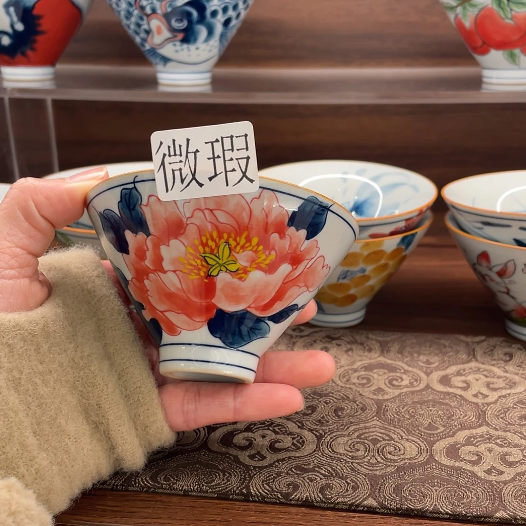 微瑕釉下彩纯手绘