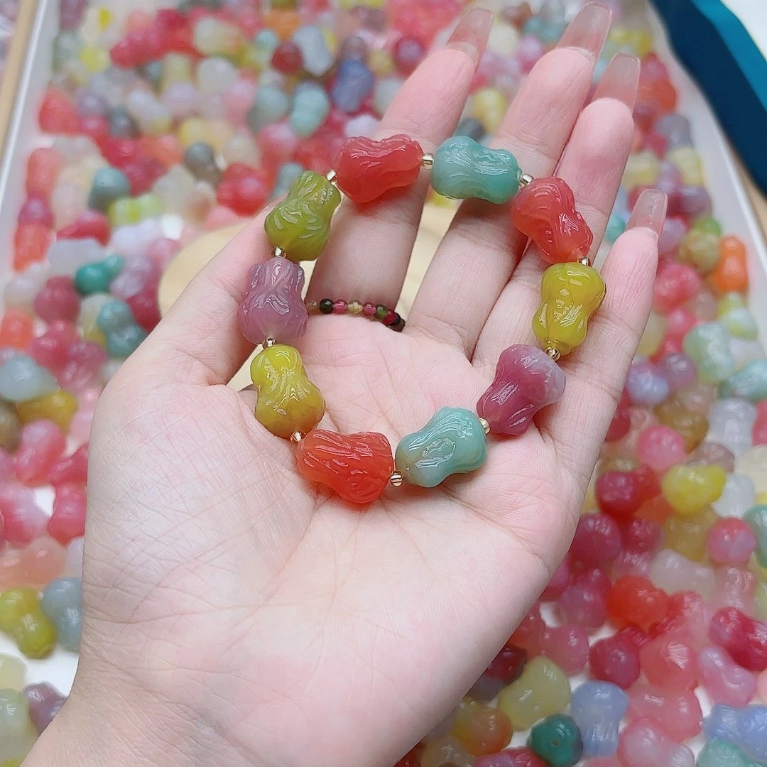 玛瑙/玉髓手链未镶嵌丽*盐源8