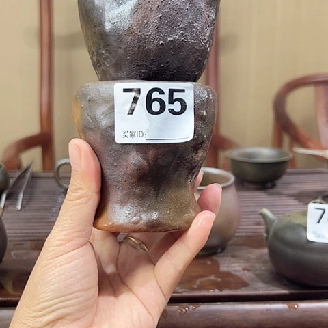 姜***肉戬谷龙窑坭兴陶柴烧765