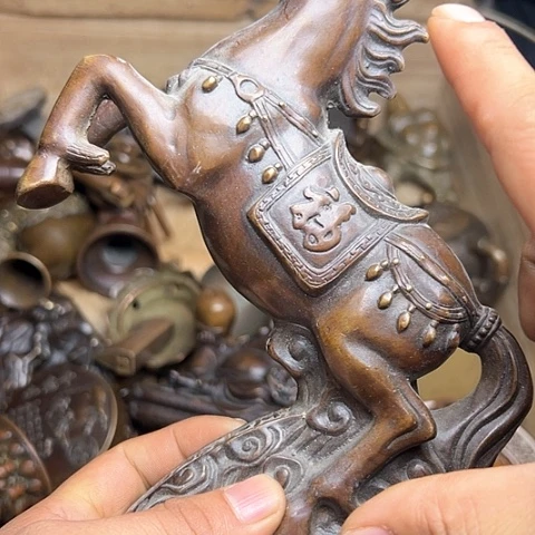 铜制文玩把玩物件