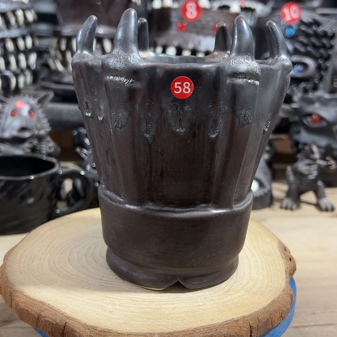 58号，手工微瑕，内口9.5外高14