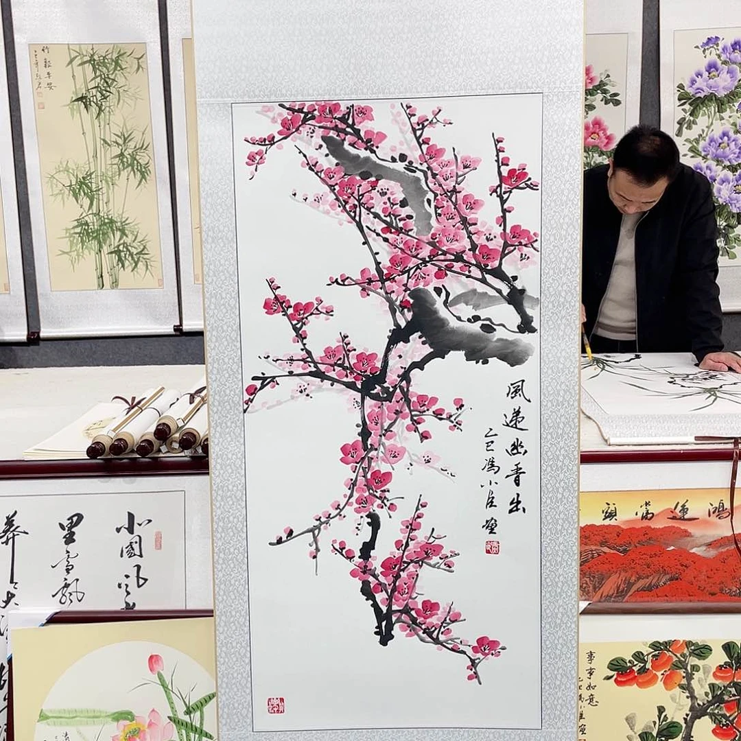 国画手绘作品手绘作品