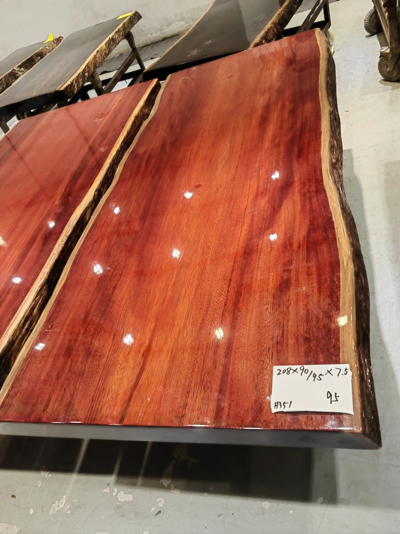 非洲进口实木大板茶桌办公桌