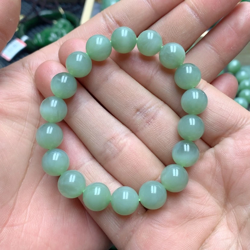 【闪购商品】和田玉（碧玉）手链未镶嵌政*