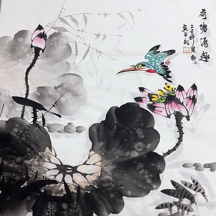 小周画廊的直播间