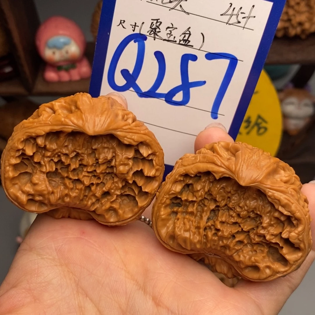 文玩核桃吊坠蛇头45