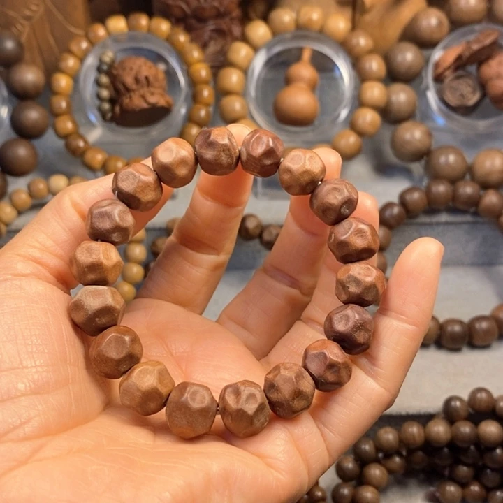 风***7手串/手链檀香木老山檀奶香味1.2红肉无相纯手工