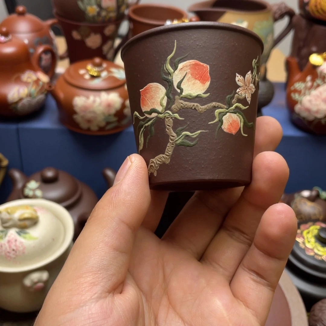 茶杯紫泥紫砂主人杯100cc