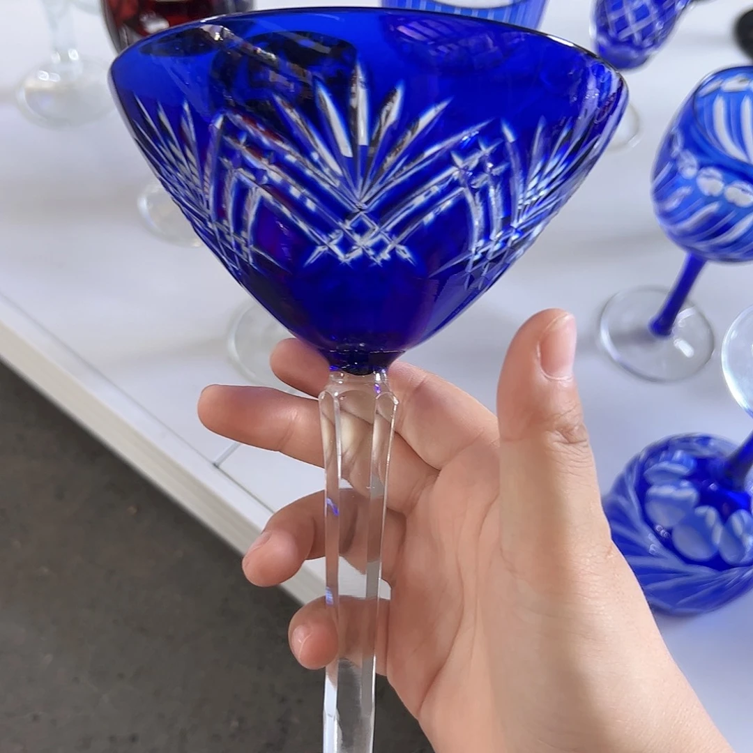 手柄款水晶玻璃如图一个