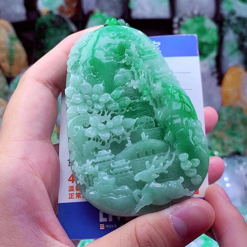 【闪购商品】翡翠颈饰未镶嵌挂件