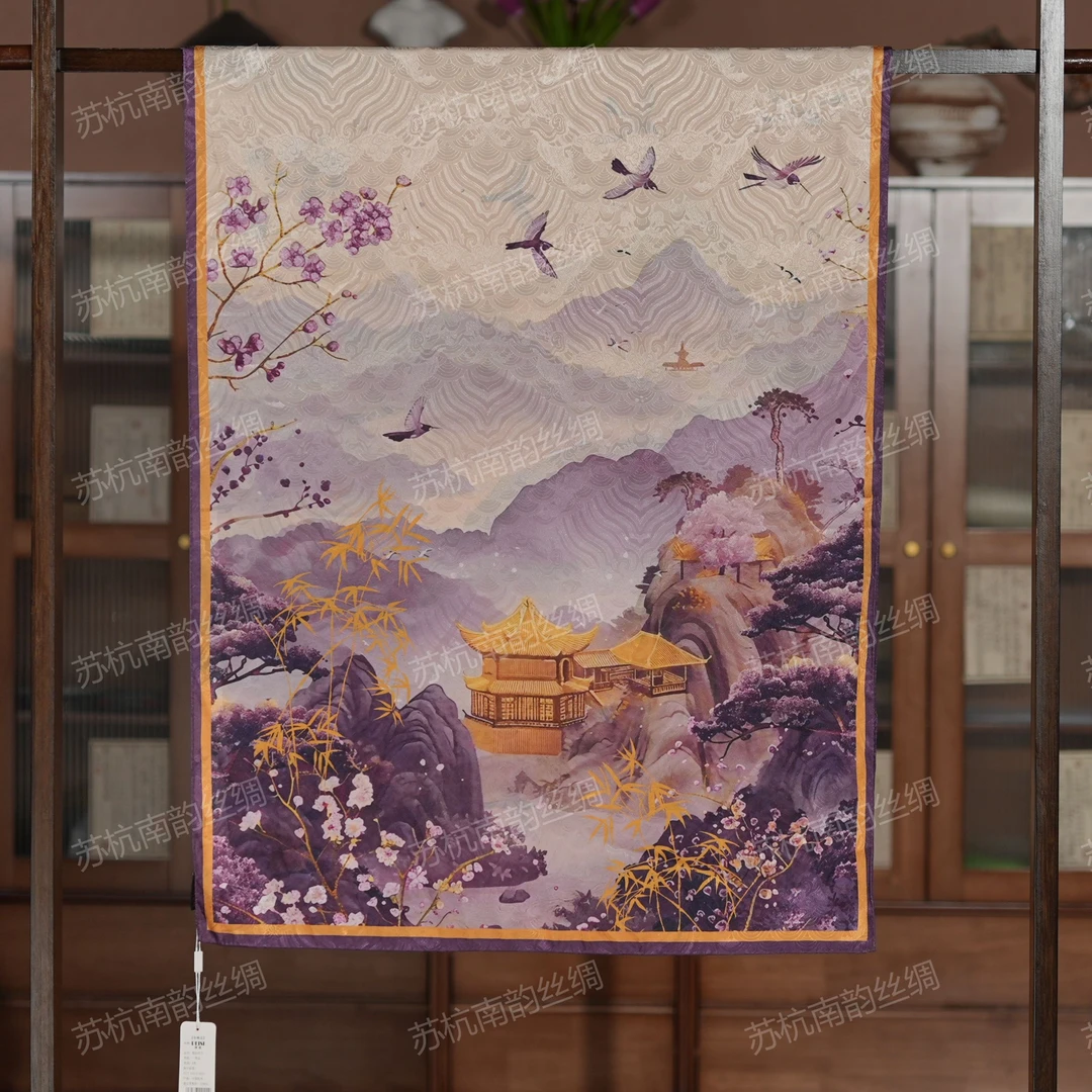 【今日粉丝特价】180X70双面色长款中国风气质披肩围巾