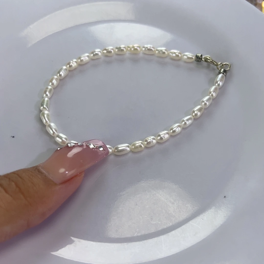 钛钢手绳淡水珍珠