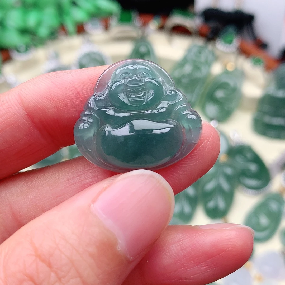 翡翠未镶嵌颈饰吊坠