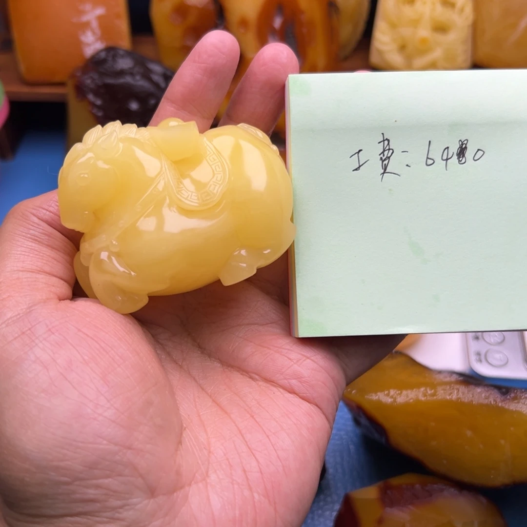 布***6定制琥珀未镶嵌12345678