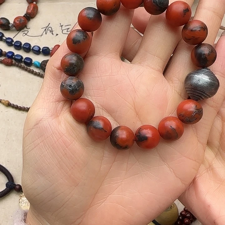 鱼***～南红玛瑙未镶嵌手链