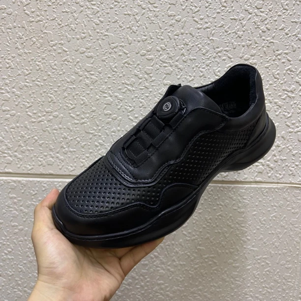 【一键旋钮 免系带】男款运动休闲鞋秋季休闲皮鞋凉鞋软底时尚休闲