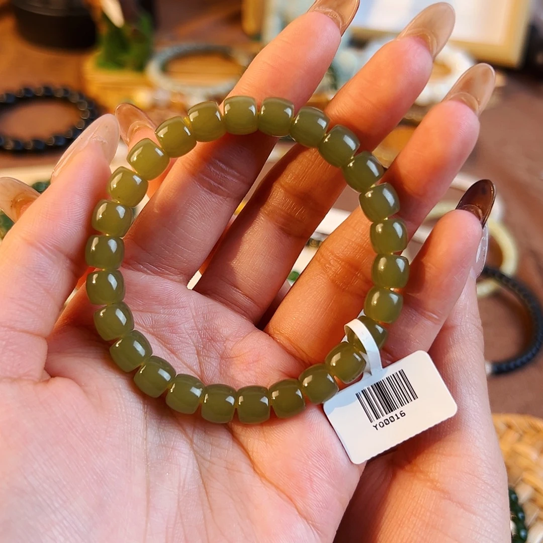 和田玉未镶嵌手串