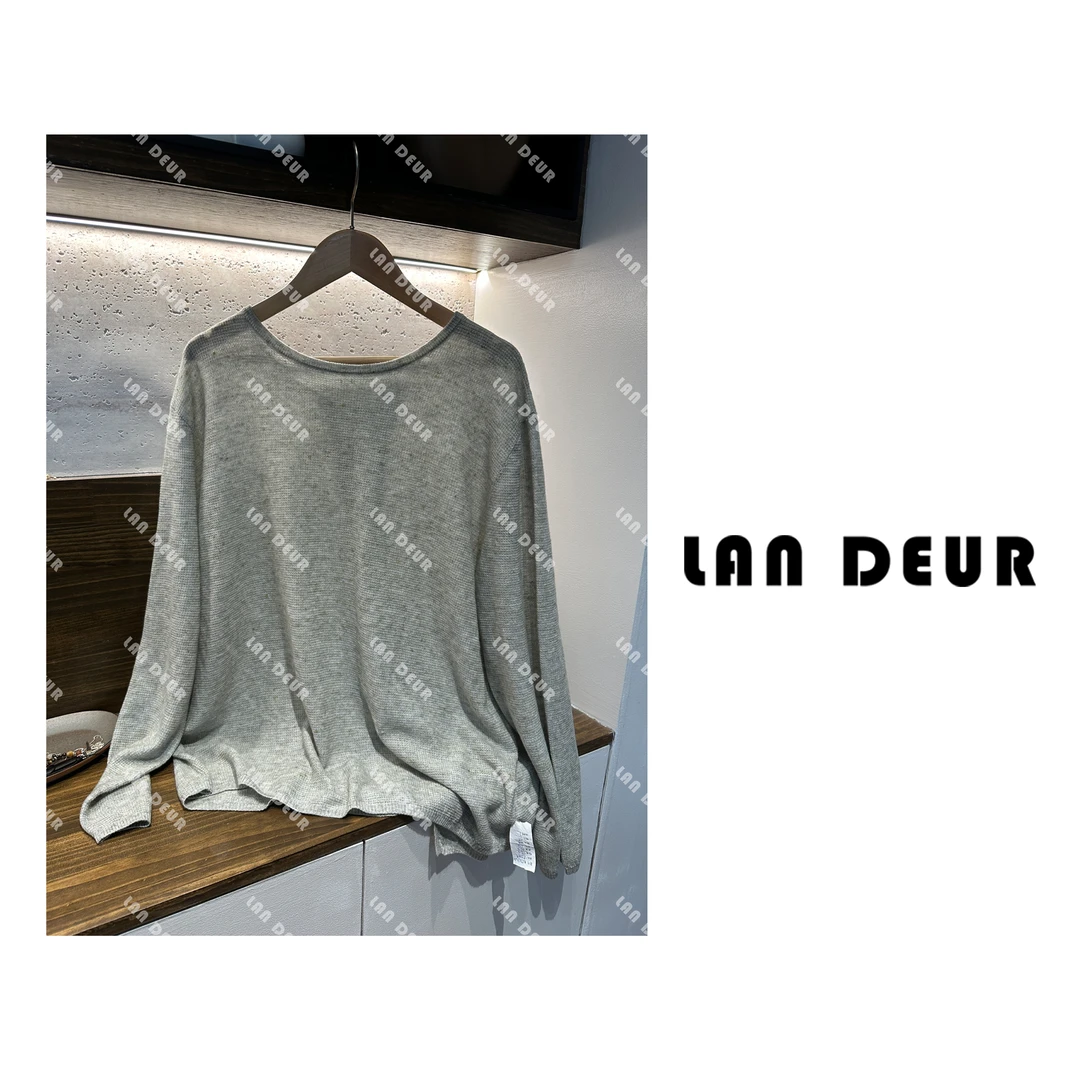 JIUJIU【风语者】舒适百搭休闲针织衫简约宽松薄款针织