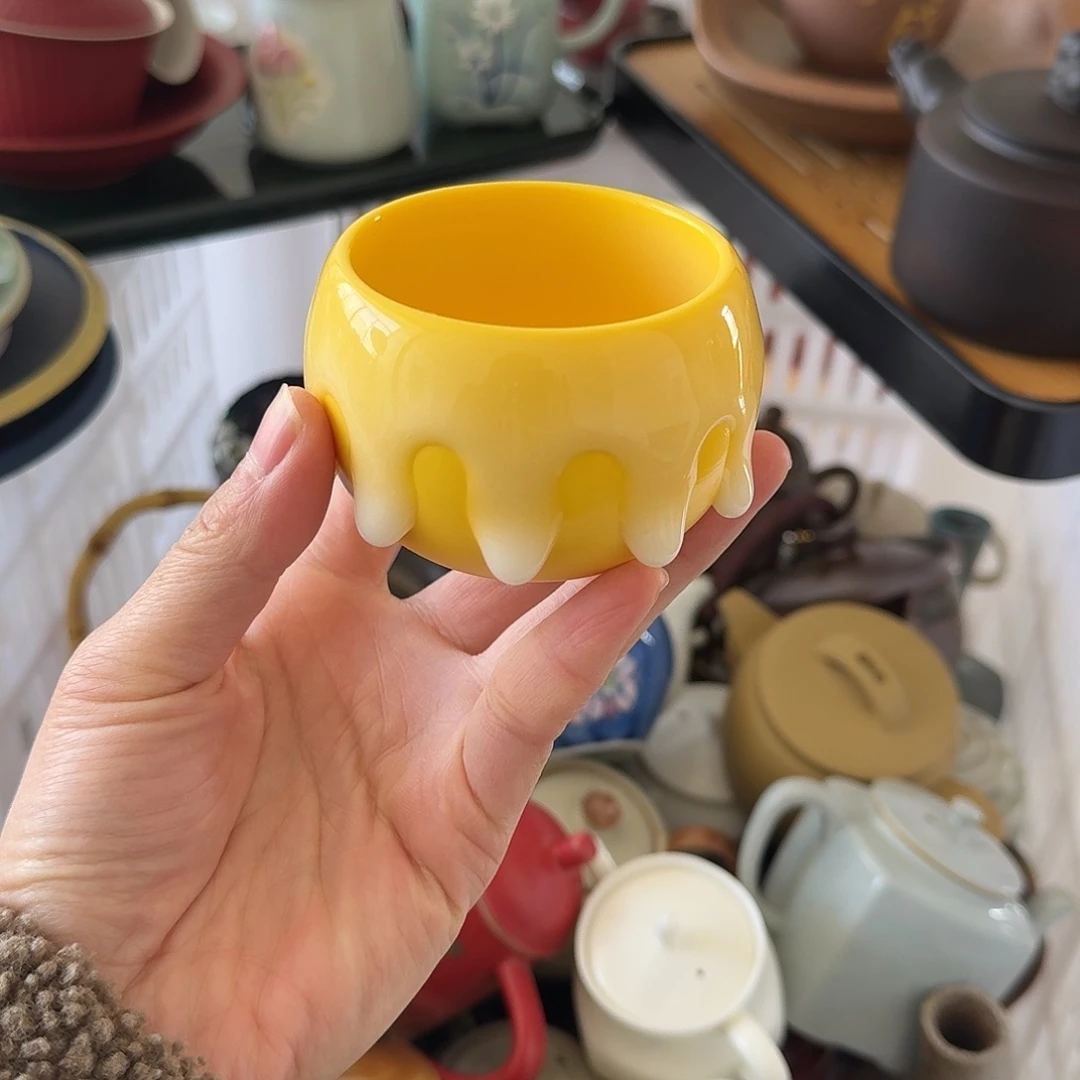 微瑕陶瓷茶杯茶壶茶具