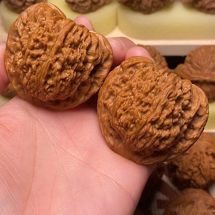 活***下吊坠文玩核桃48桃心南疆