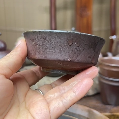 戬谷龙窑柴烧茶杯6