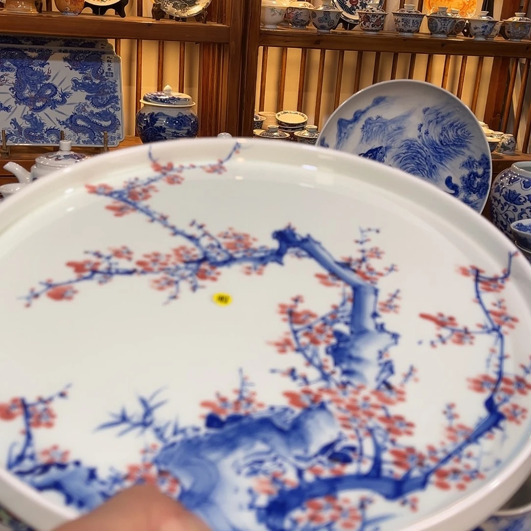 錡镇堂手工手绘壶承