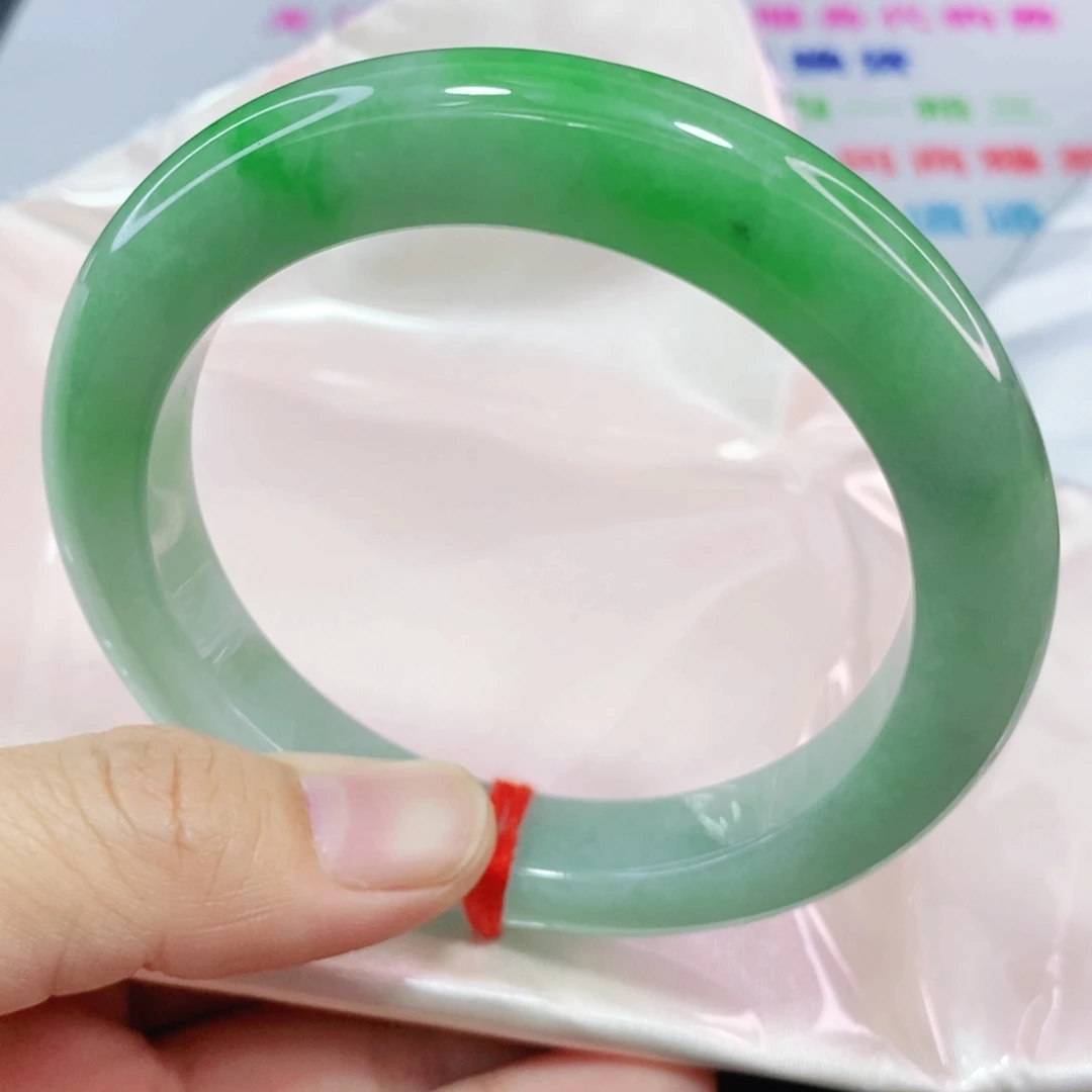 未镶嵌手镯翡翠61圈口高品质