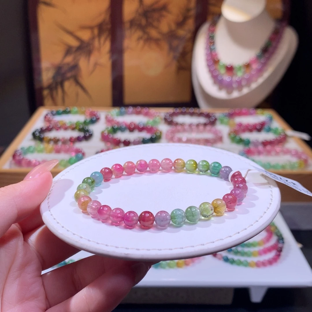 未镶嵌手链碧玺碧玺