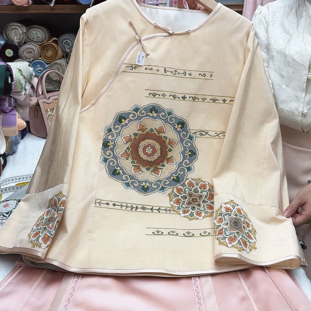 全缂丝太太服胸围106