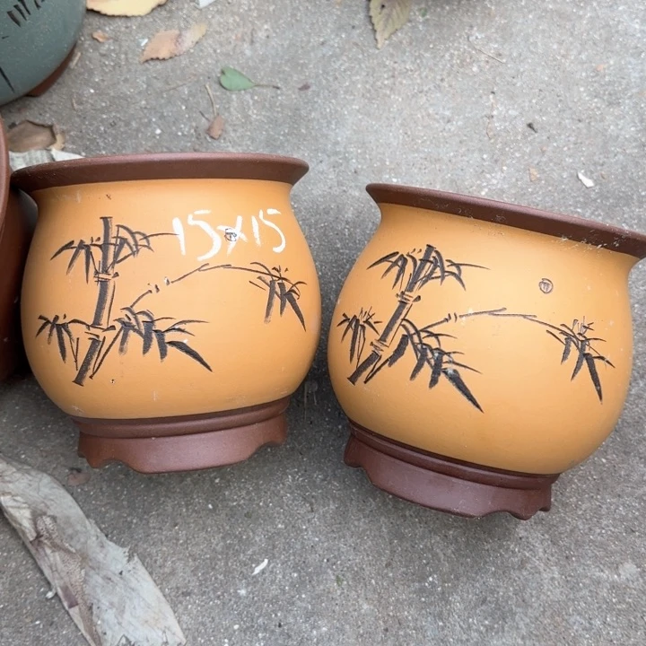 紫砂花盆特价清仓