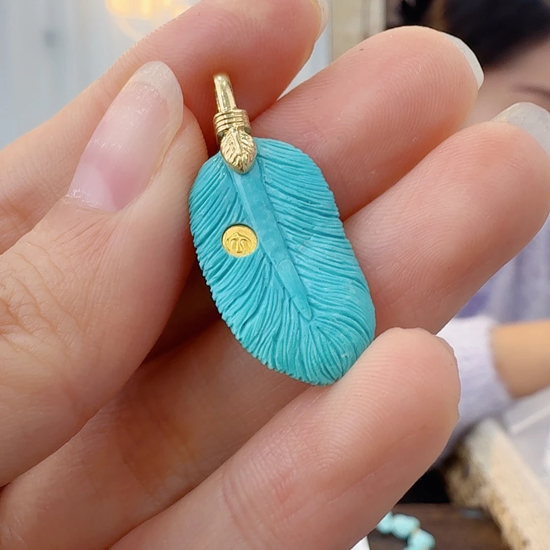 绿松石未镶嵌珠宝半成品