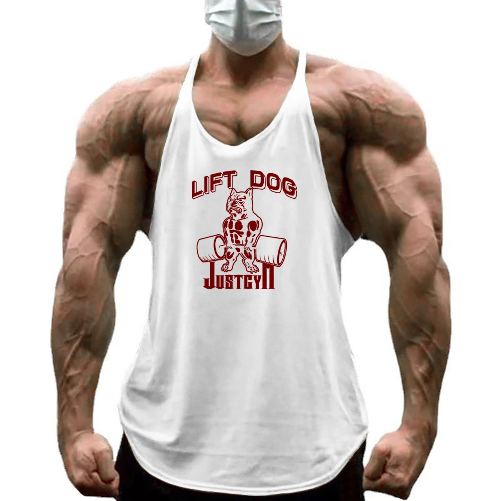 夏季男士细肩带健身背心宽松大码训练服休闲吸汗细带上衣打底衫