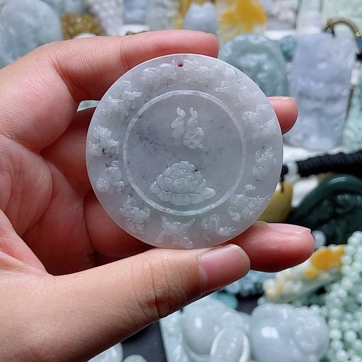 吊坠(不含链)未镶嵌翡翠1