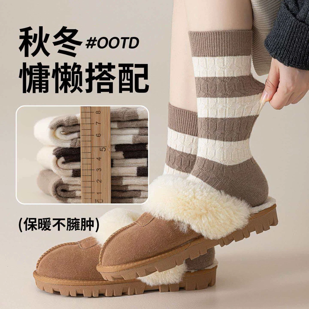 防汗防滑长筒袜镂空女防臭中筒袜不起球极简风公主风