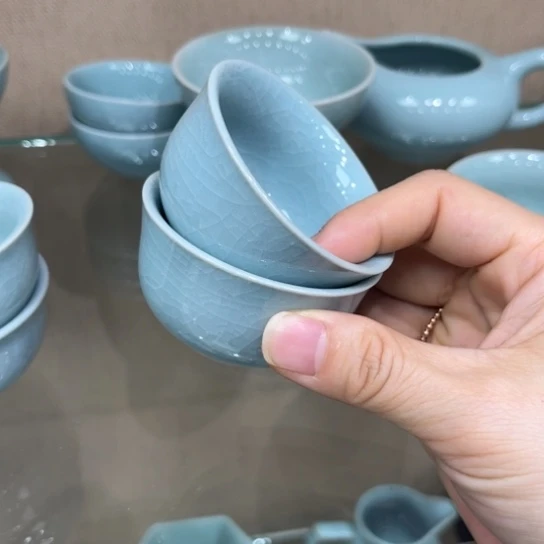 瓷片大宋名窑汝瓷茶具