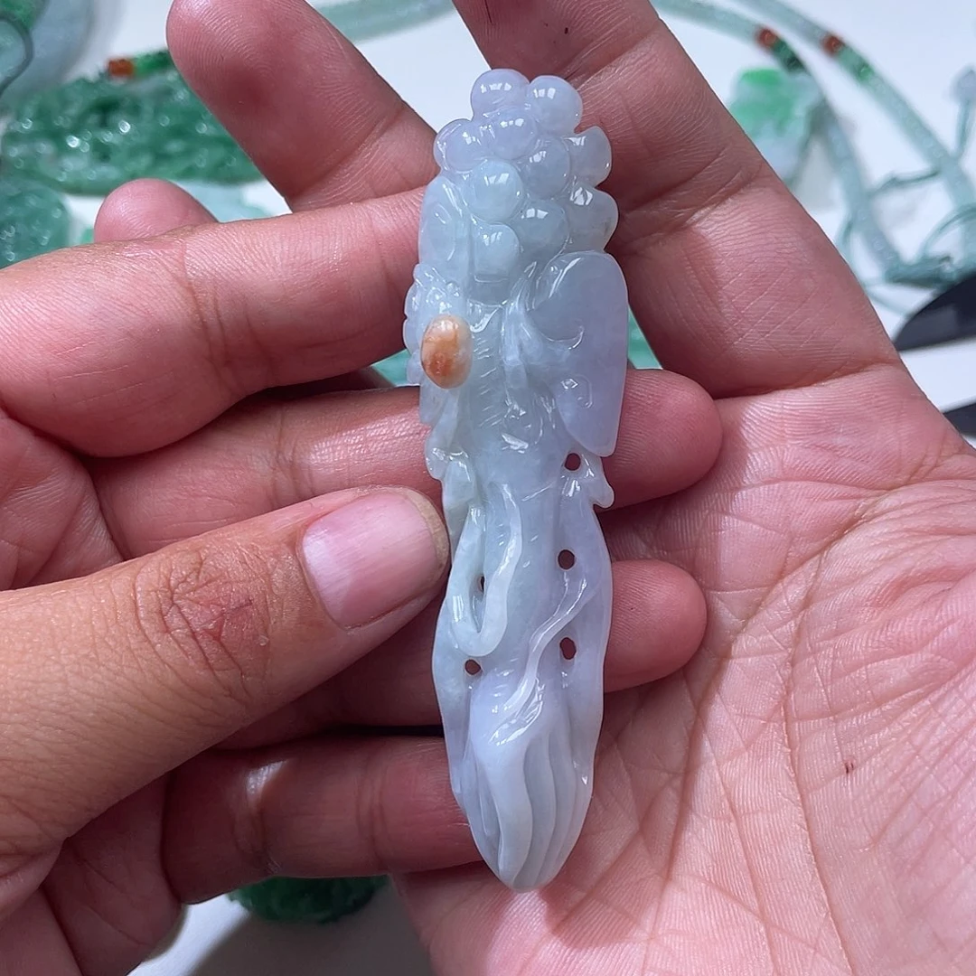 翡翠未镶嵌颈饰翡玉缘翡翠