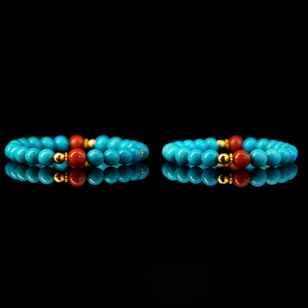 【彤姐专属】青鸟丨睡美人美松圆珠南红手串多样性发一 XZ0225BZ