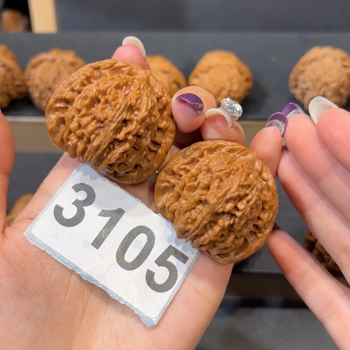 文玩核桃把件43全品四座楼狮子头