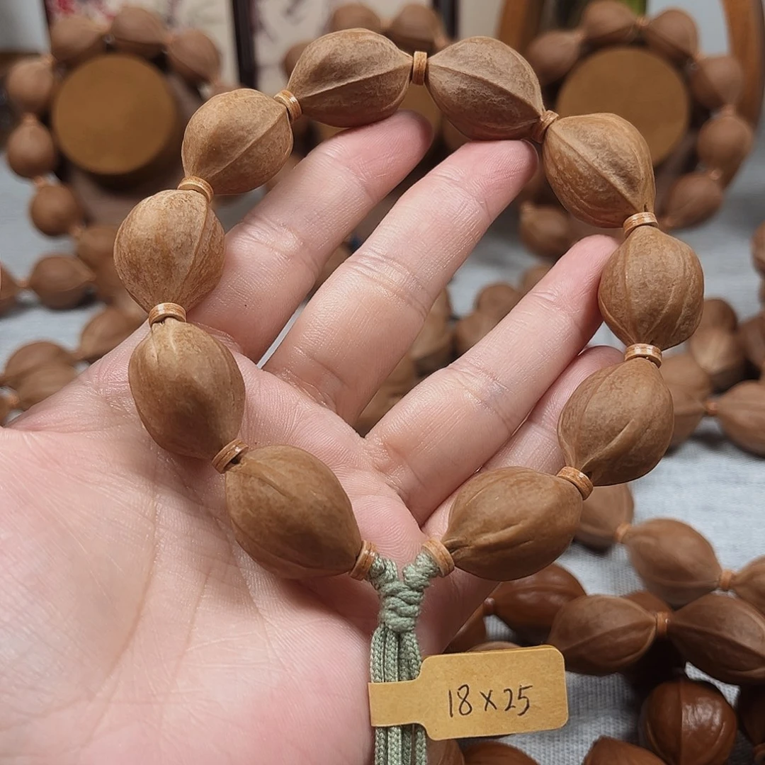 洋***芯手串橄榄核梅林铁核18.25橄榄核