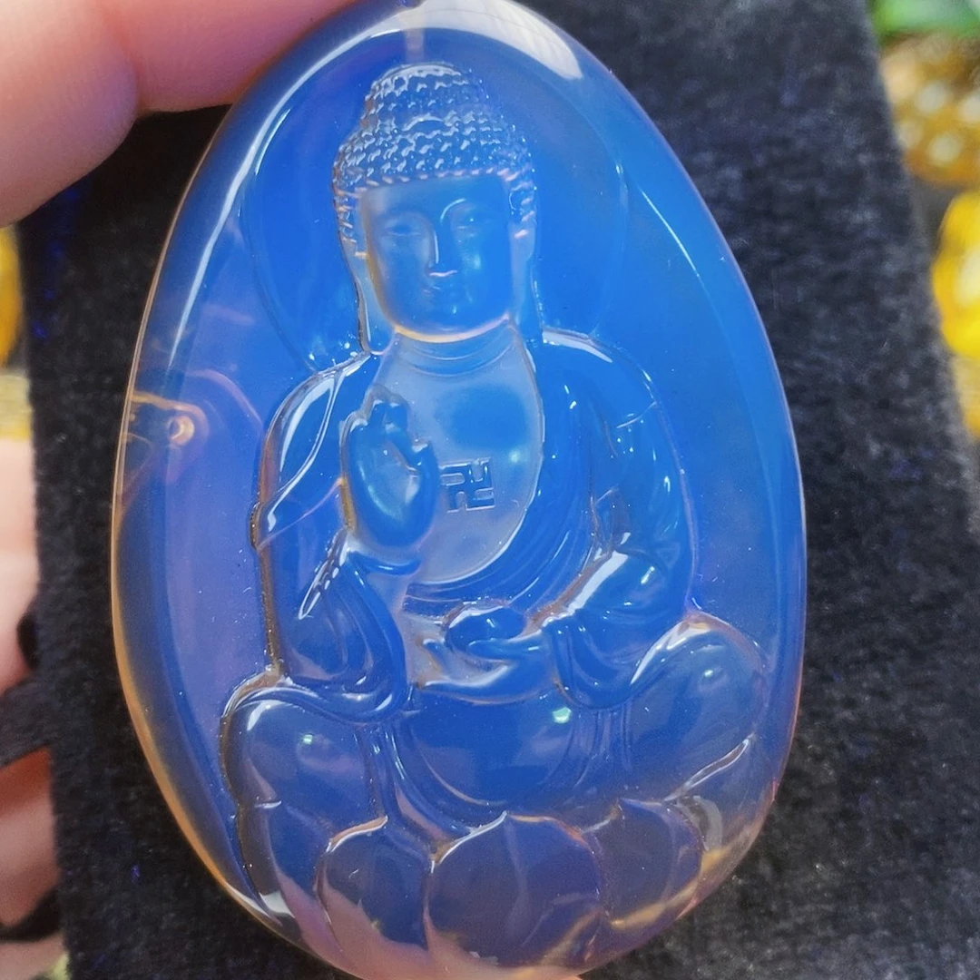 【闪购商品】蓝珀吊坠(不含链)未镶嵌