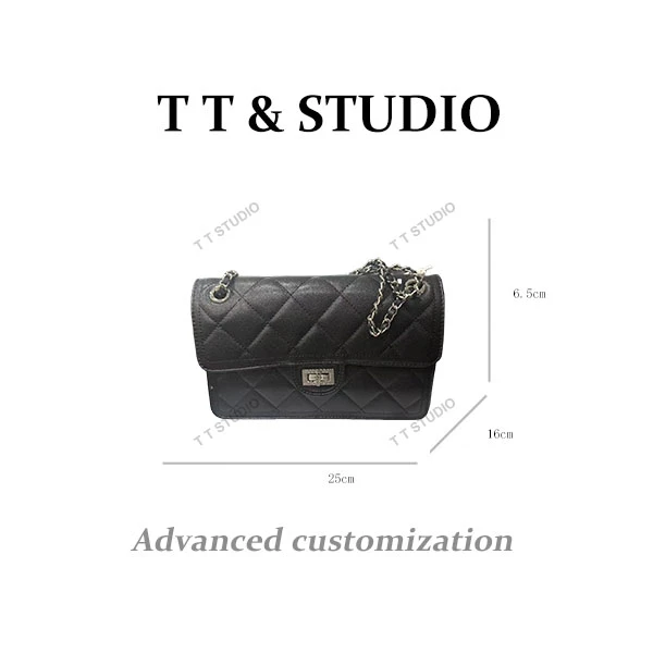 【TT Studio】ZT-D7200-黑色RAIN.CUN时尚简约腋下斜跨轻奢女包