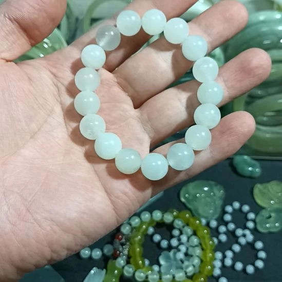 合金蛇纹石玉手镯