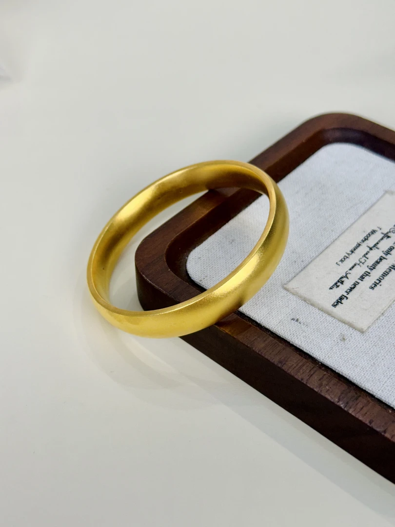 999足金5G工艺黄金轮胎手镯