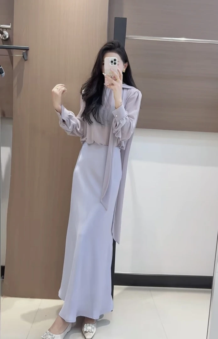 【XING星星定制女装】夏季爆款高品质醋酸A版鱼尾裙