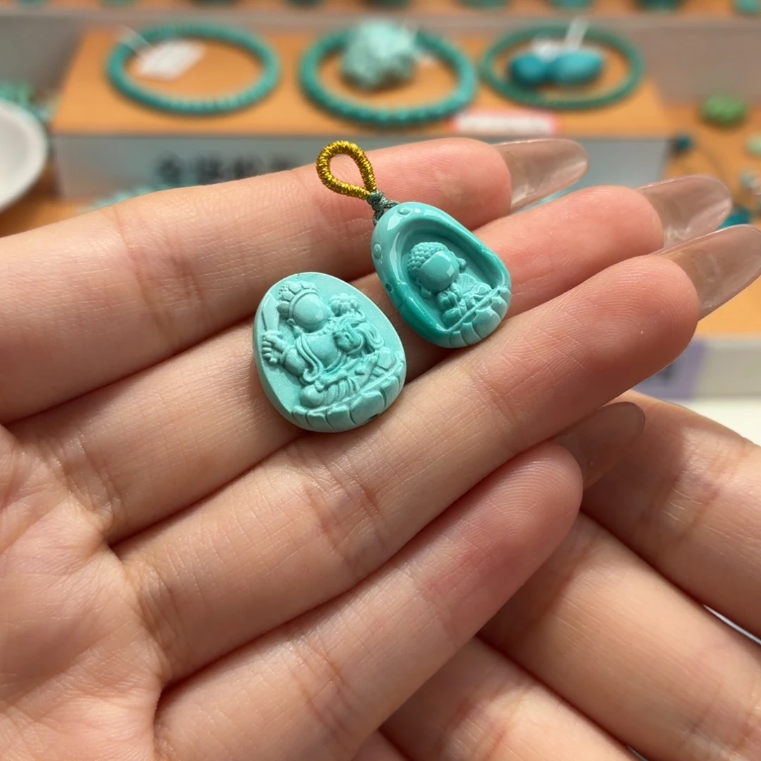 绿松石未镶嵌珠宝奇石特价福利3