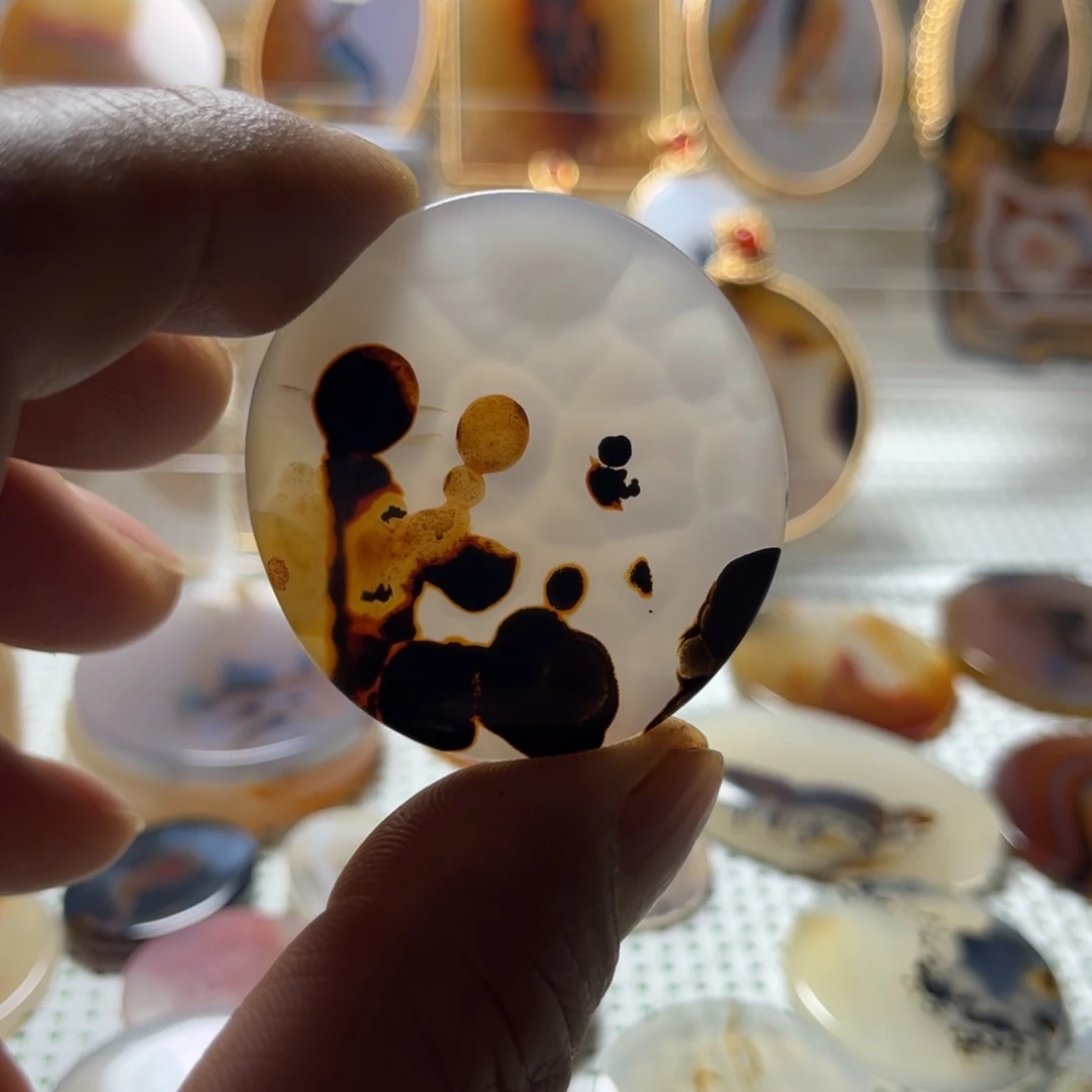 玛瑙/玉髓未镶嵌吊坠(不含链)