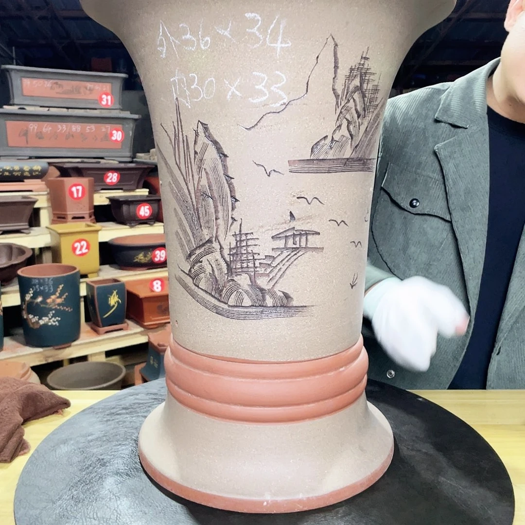 紫砂花盆工厂直发